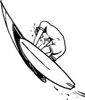 帆船运动矢量图